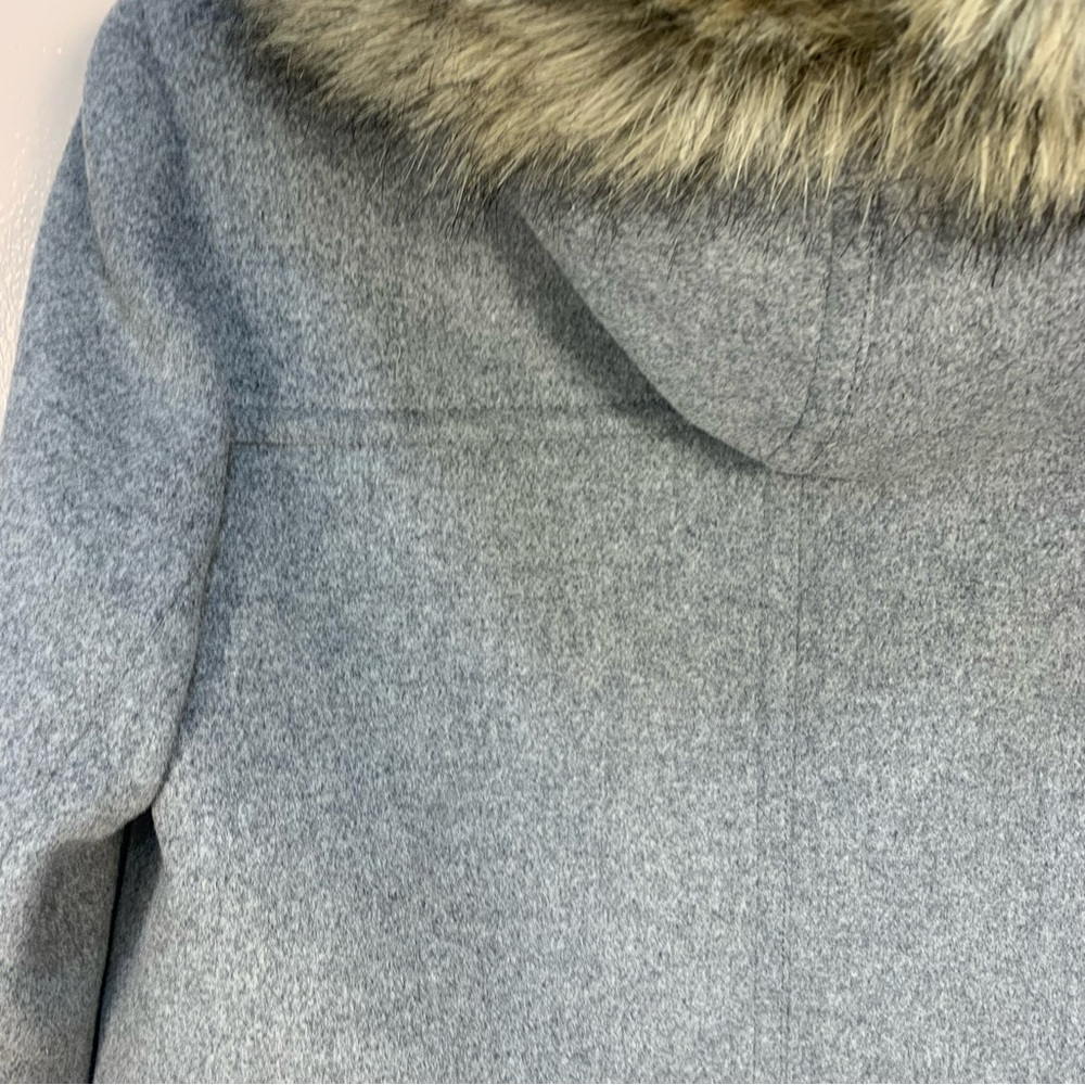 J.Crew Vail Wool Blend Faux Fur Trim Parka Jacket Coat - Picture 14 of 15